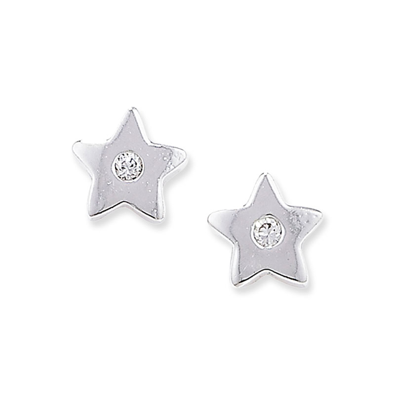 CZ Star Earrings