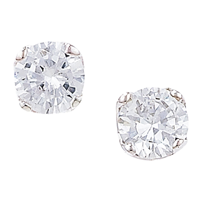 5mm CZ Stud Earrings