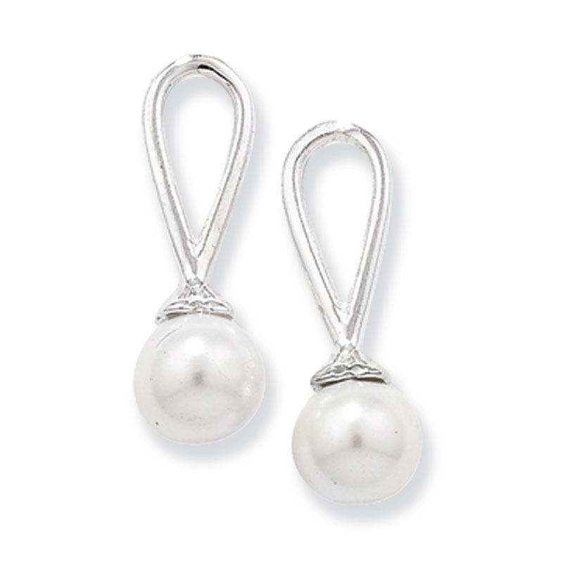 Drop Earrings with Pearl