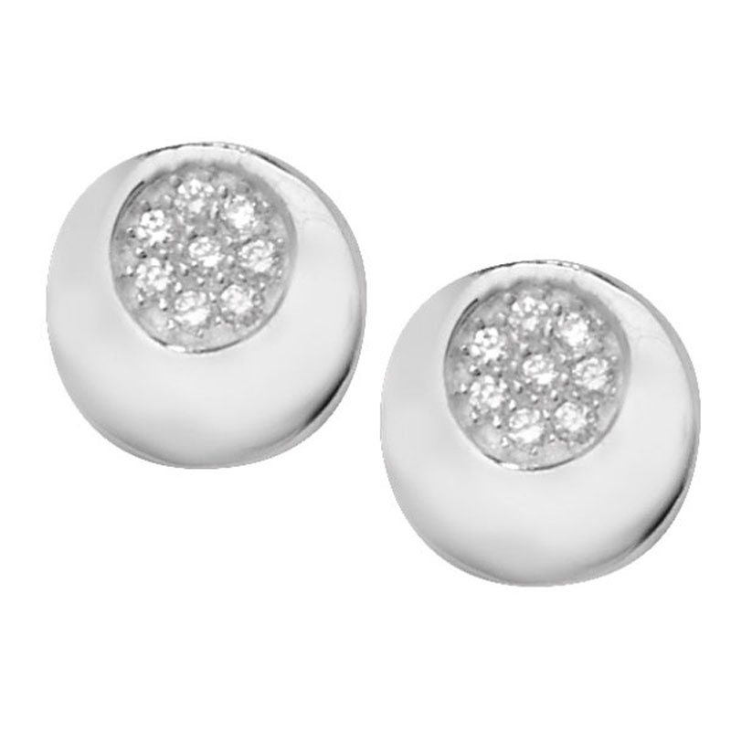 Classic Detail Disc Earrings