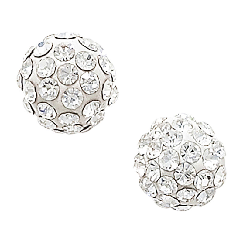 Classic CZ Ball Stud Earrings