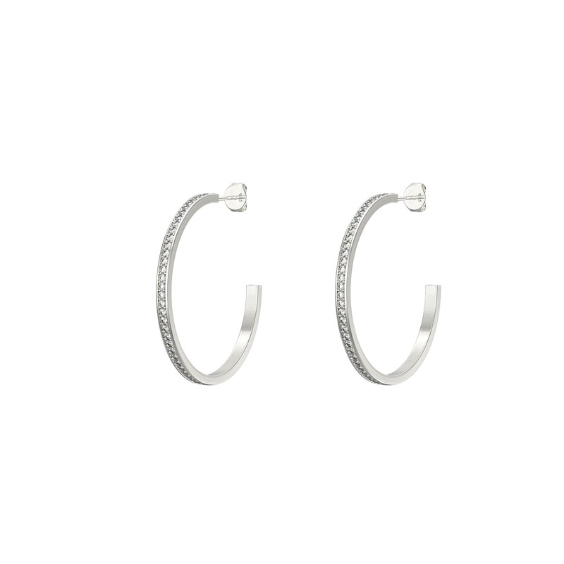 CZ Hoop Earrings