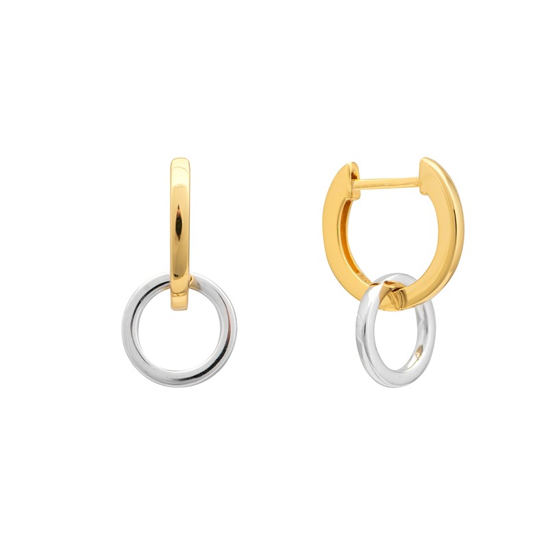 Two Tone Circle Hinge Hoop