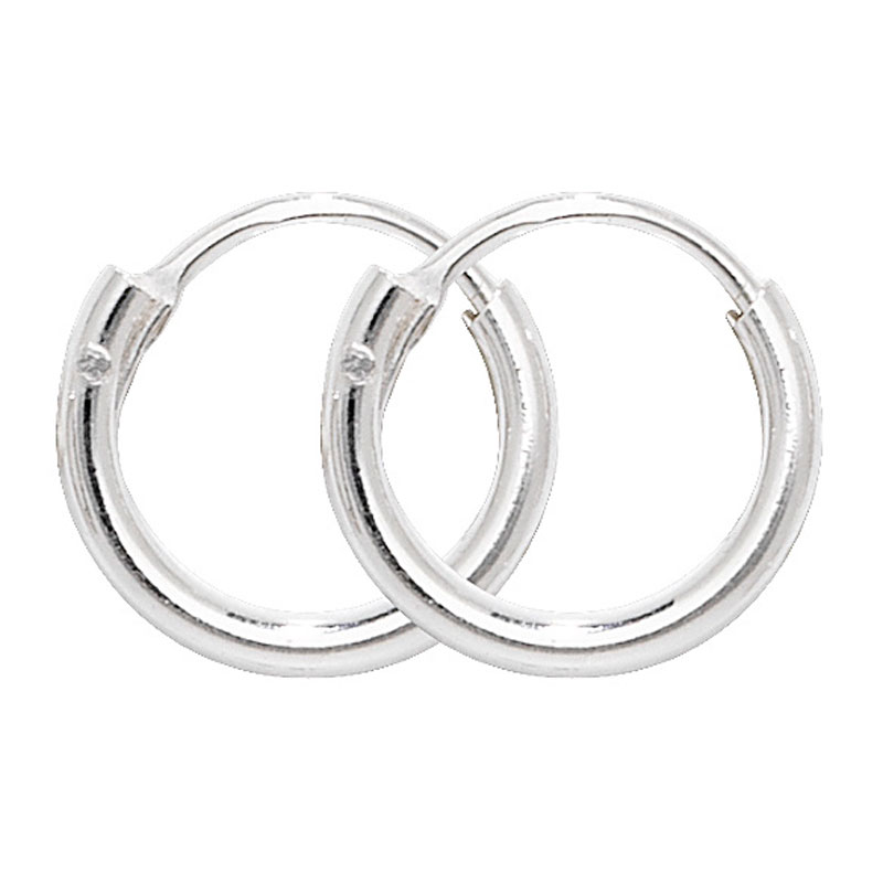 10mm Hinged Hoop Earrings