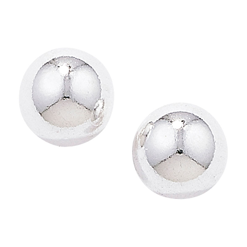 7mm Ball Stud Earrings