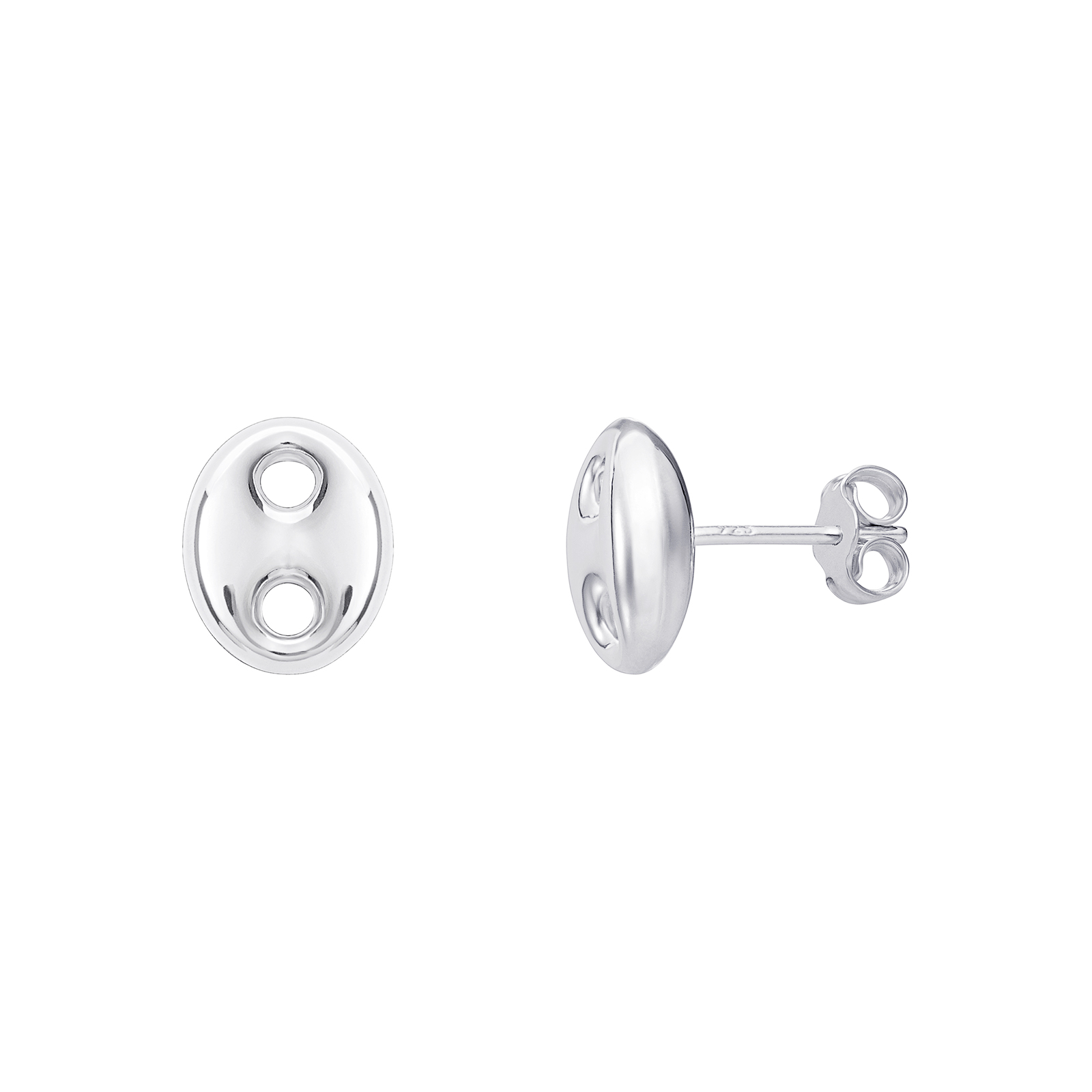 S/S Button Style Earrings