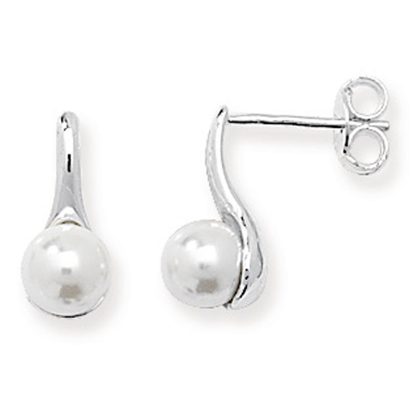 Dainty Pearl Drop Earrings