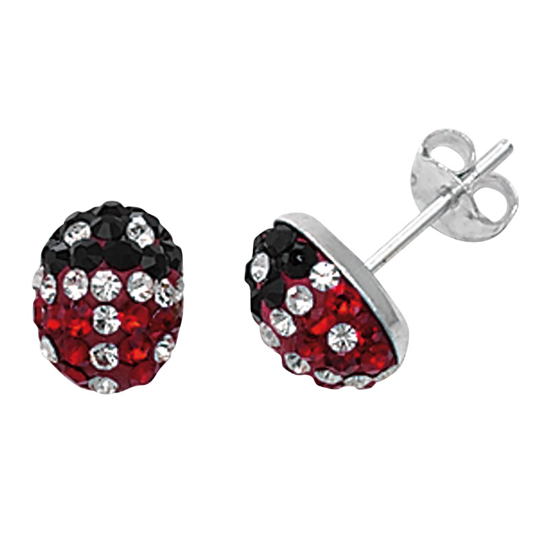 Kids Red Ladybird Earrings