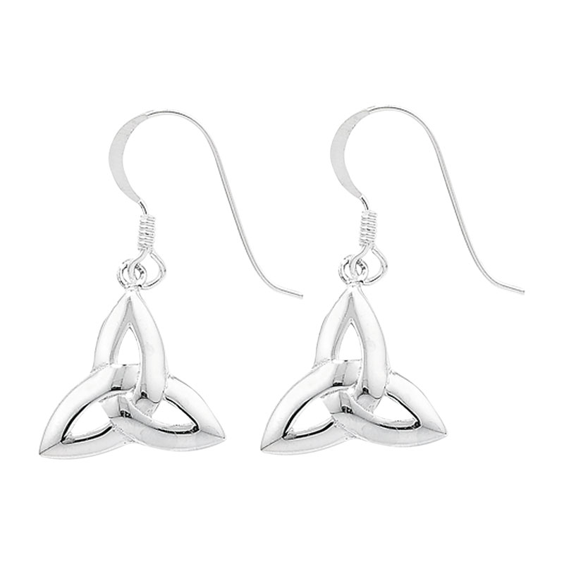 Trinity Knot Drop Earrings