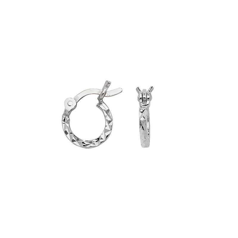 10mm Hinged Hoop Earrings