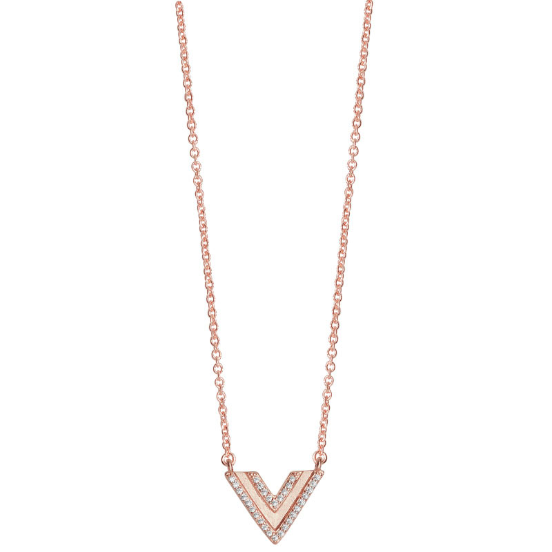 K Geo Rg Cz Linear Triangle Neck