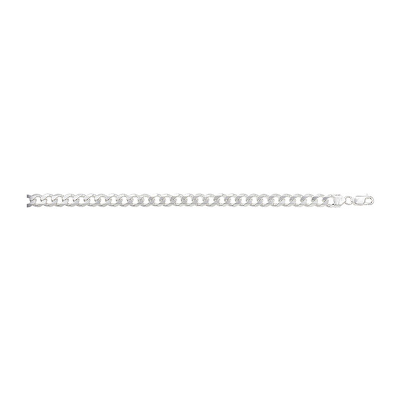 Men's 20" Silver Curb Chain