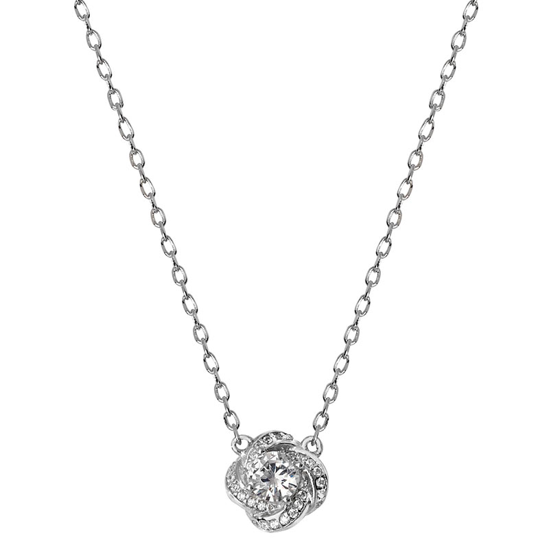 CZ Flower Necklace