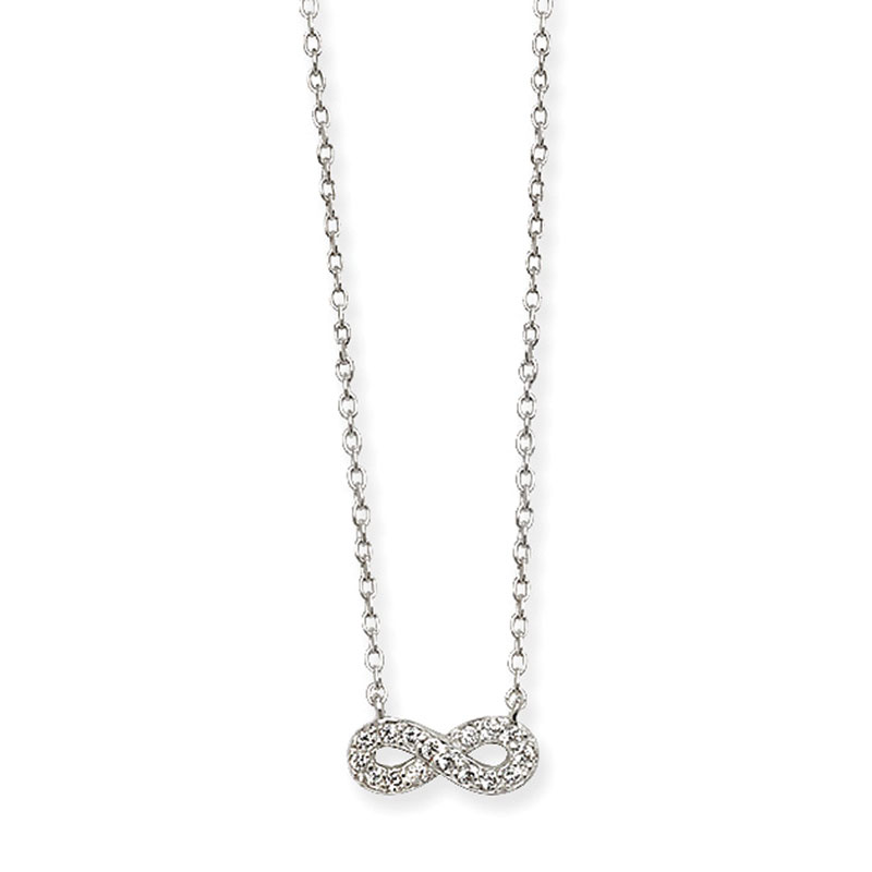 CZ Infinity Necklace