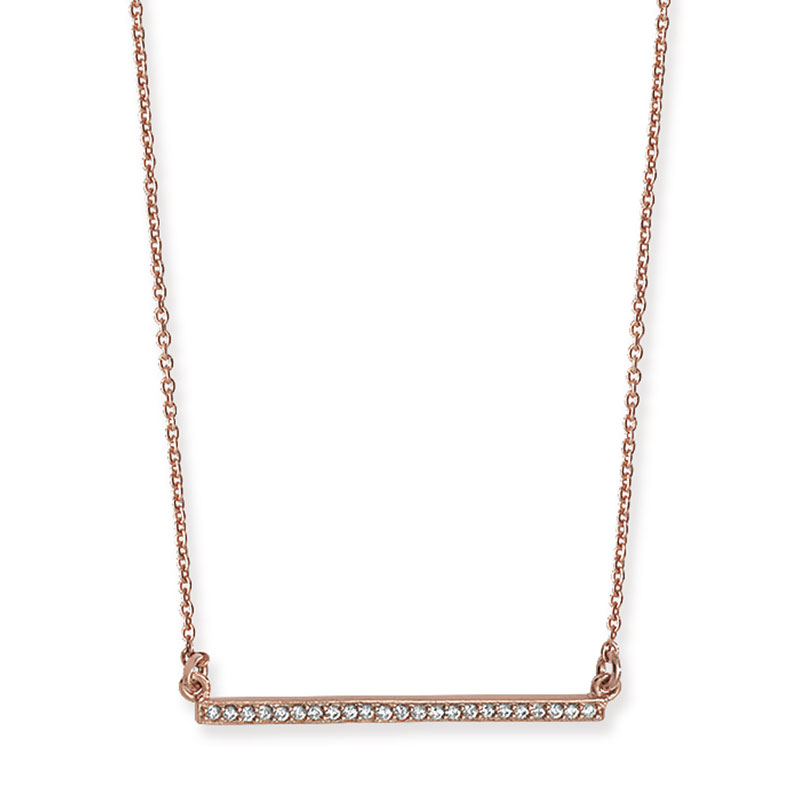 CZ Bar Necklace