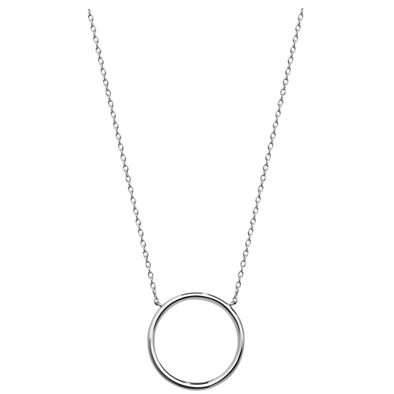 Plain Open Circle Necklace