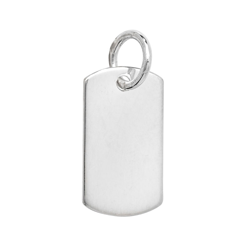 Plain Dog Tag Pendant