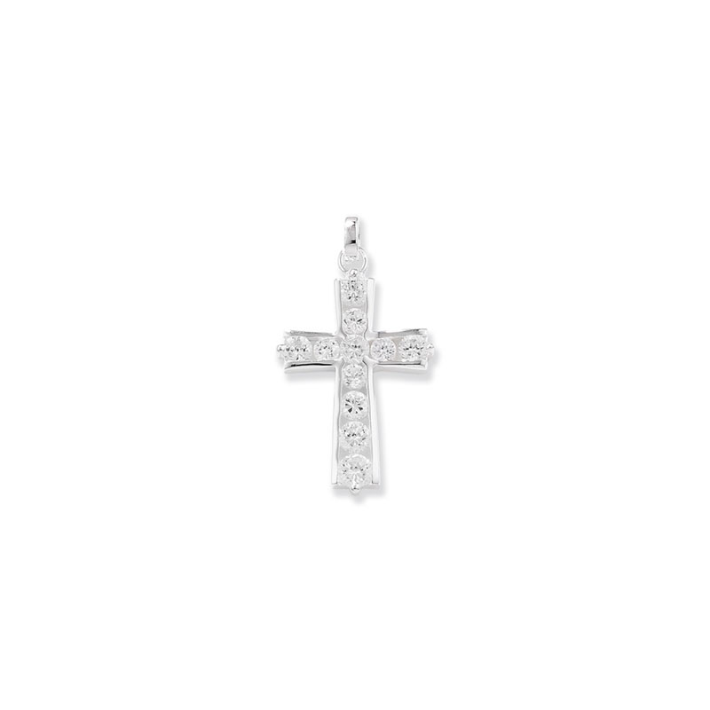 CZ Cross Pendant