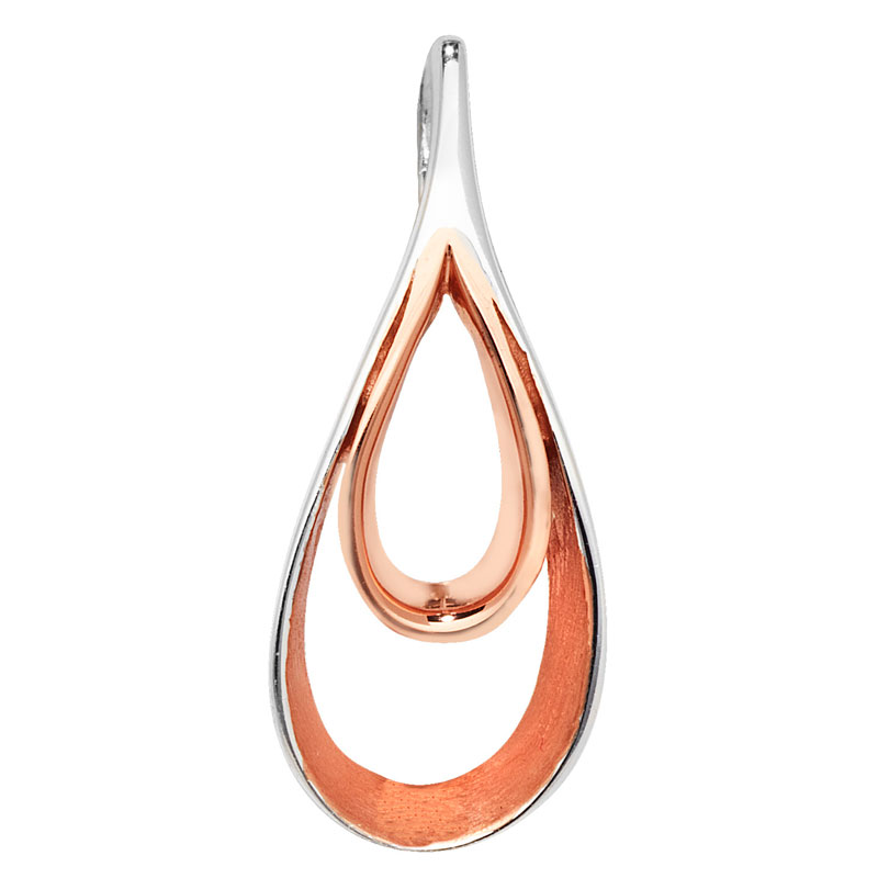 Rose Gold Teardrop Pendant