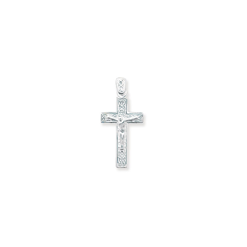 Plain Silver Crucifix