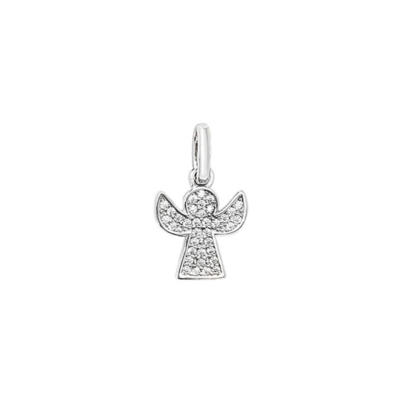 Medium CZ Angel Pendant