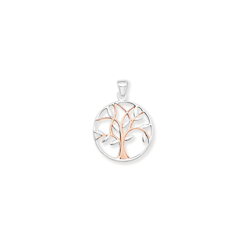 Two Tone Tree Of Life Pendant