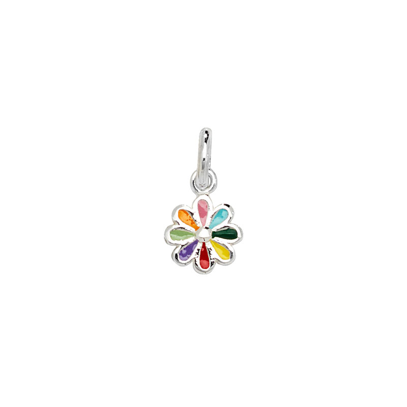 Multi Colour Flower Pendant