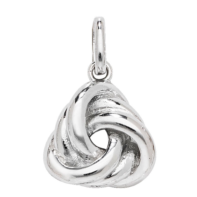 Silver Woolmark Knot Pendant