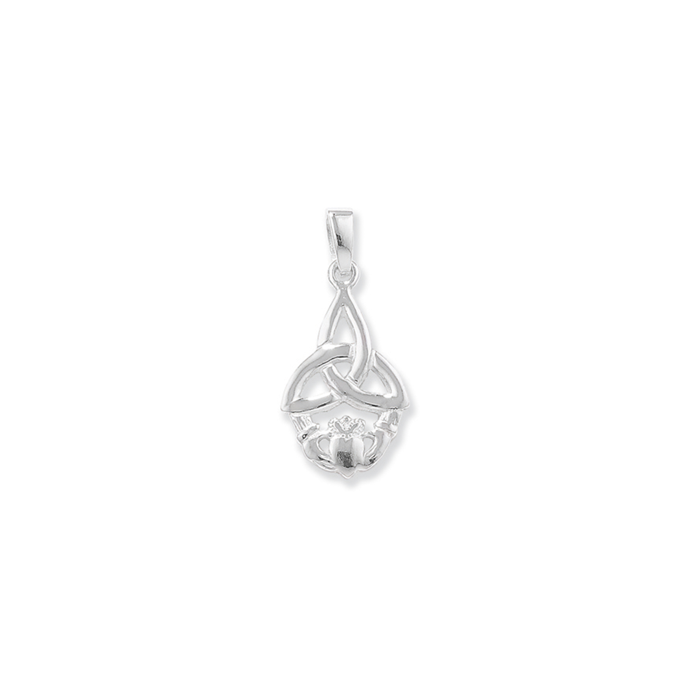Sterling Silver Claddagh Pendant
