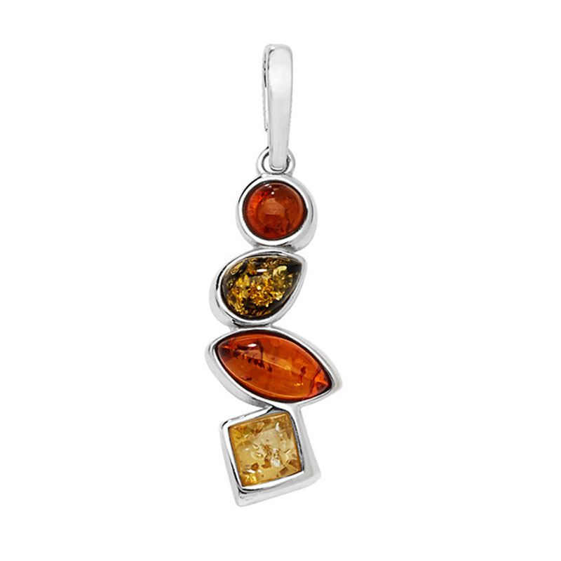 Three Tone Amber Pendant