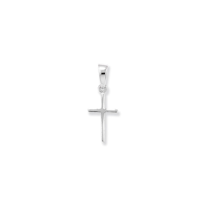 Small Silver CZ Cross