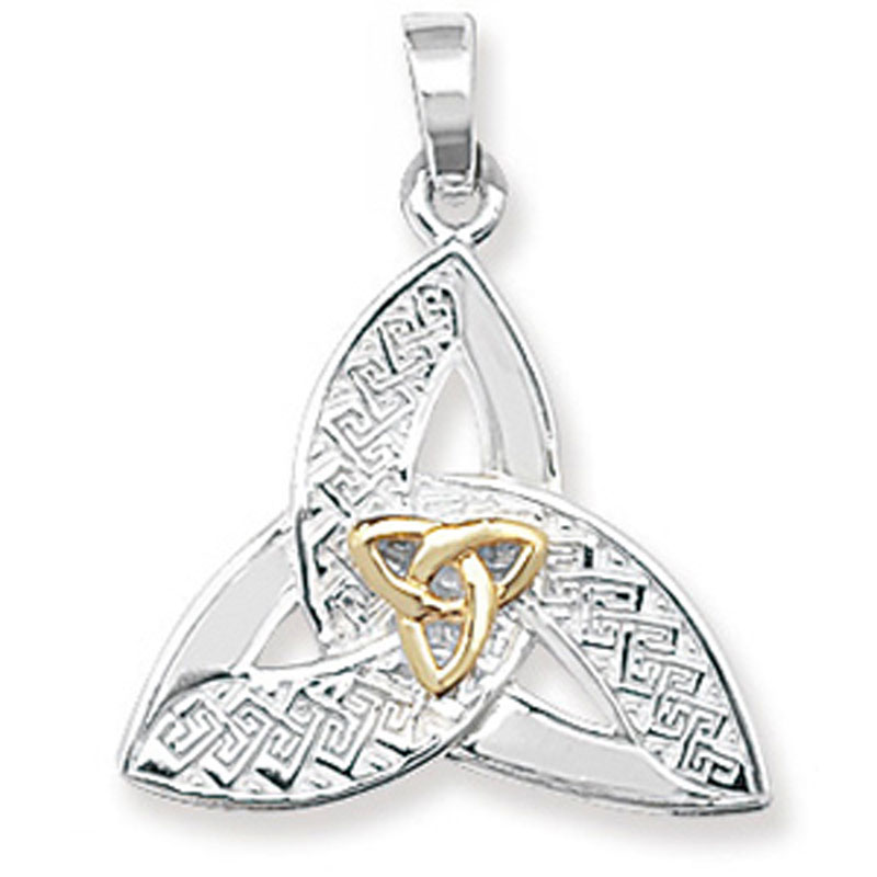 Two Tone Celtic Knot Pendant