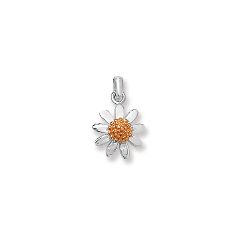 Gold Plated Daisy Pendant