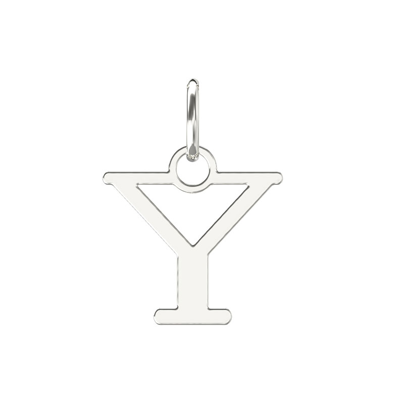 Plain Initial Pendant Y