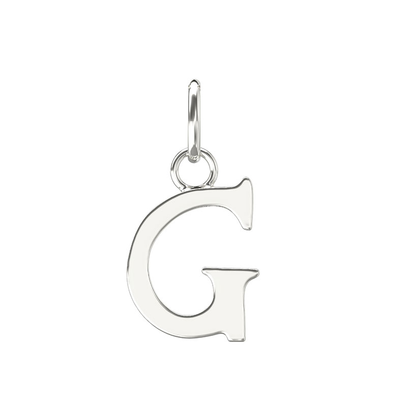 Plain Initial Pendant G