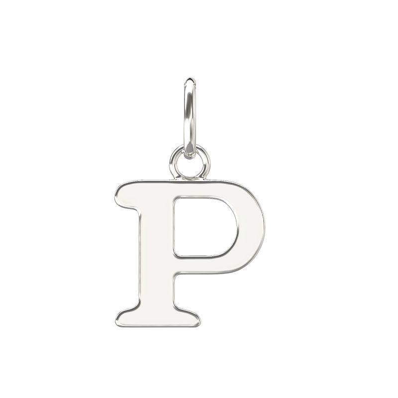 Plain Initial Pendant P