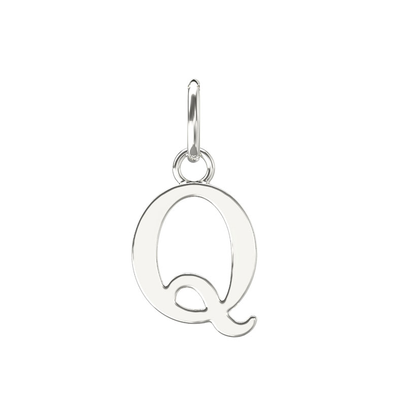 Plain Initial Pendant Q