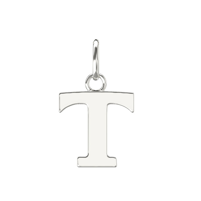 Plain Initial Pendant T