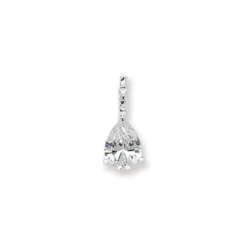 Tear Drop CZ Pendant