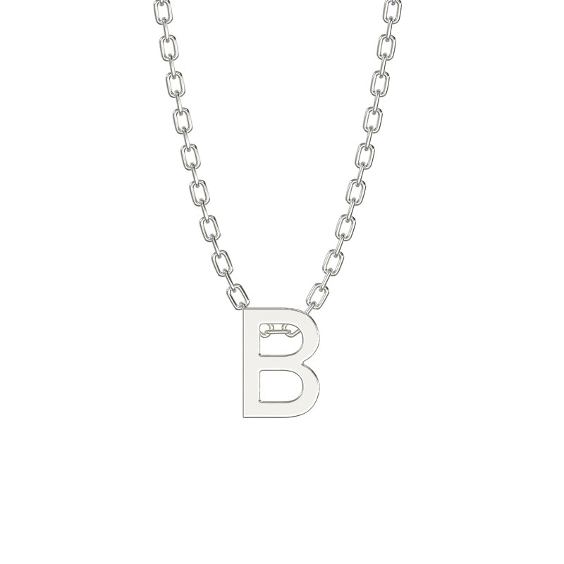 Initial Necklace B