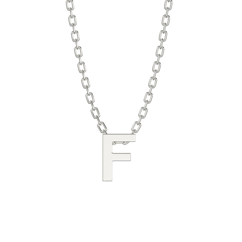 Initial Necklace F