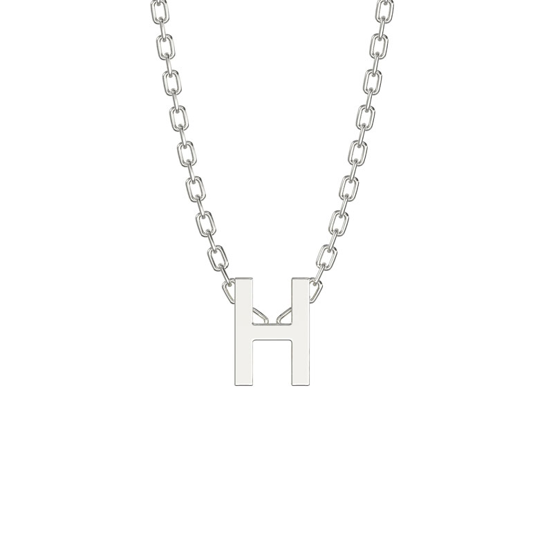 Initial Necklace H