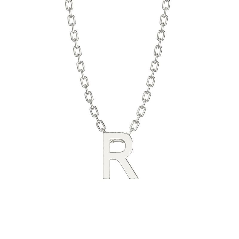 Initial Necklace R