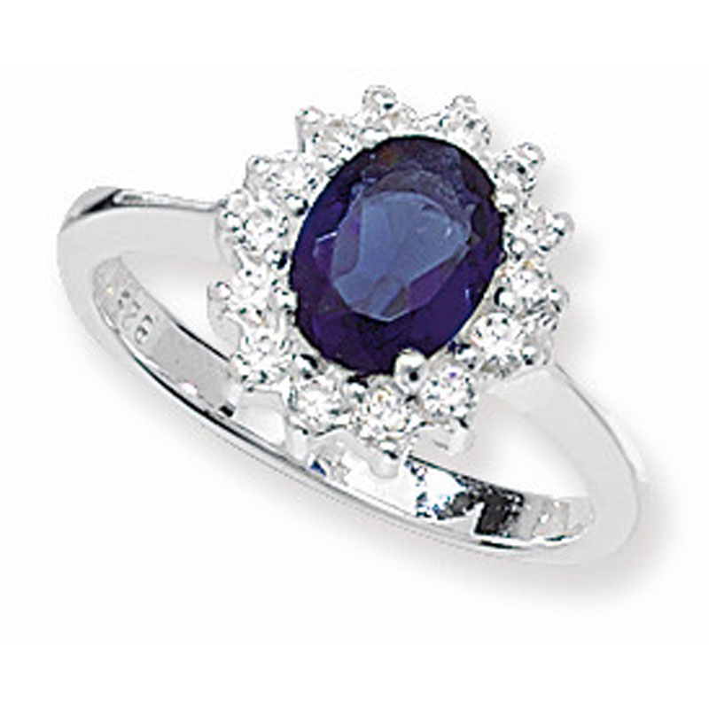 Sapphire CZ Ring