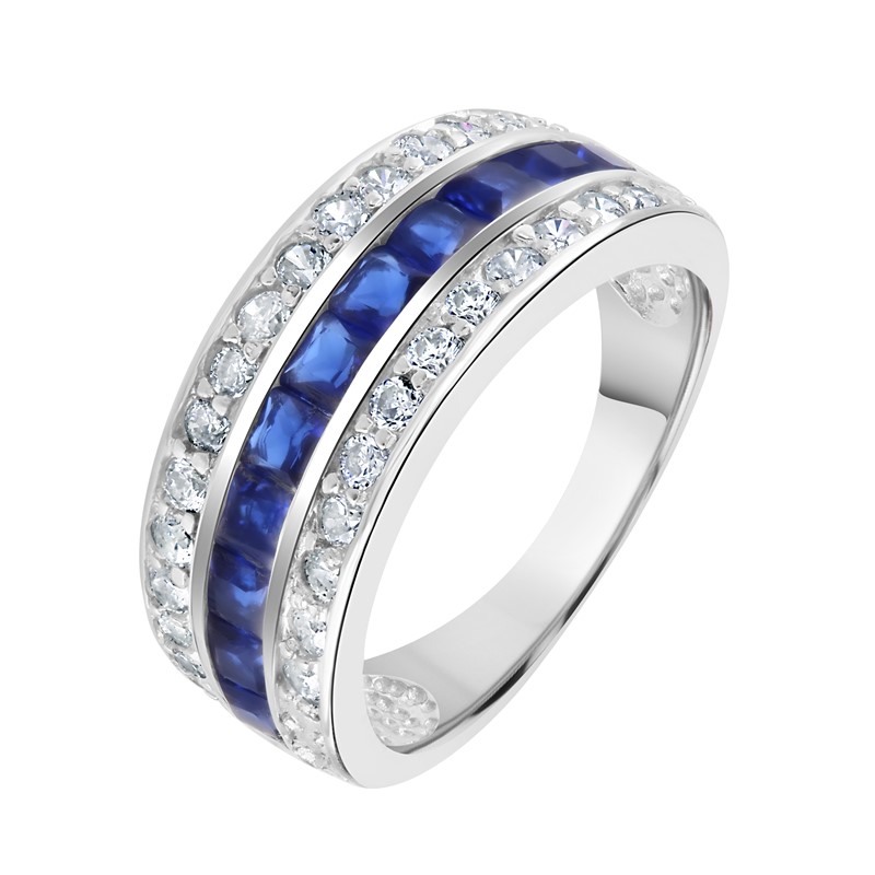 Sapphire CZ Ring