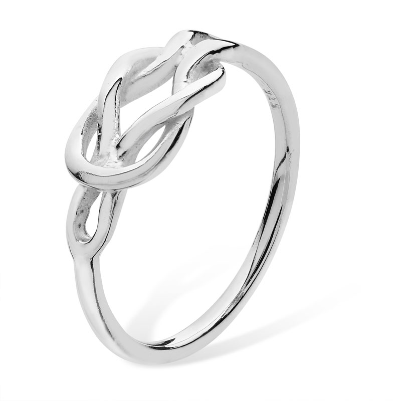 Silver Knot Style Ring