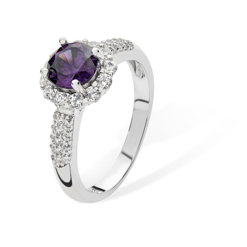 Amethyst Cluster Ring