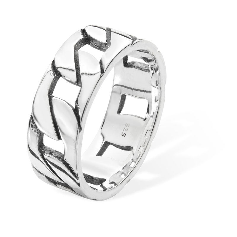 Gents Chain Link Ring