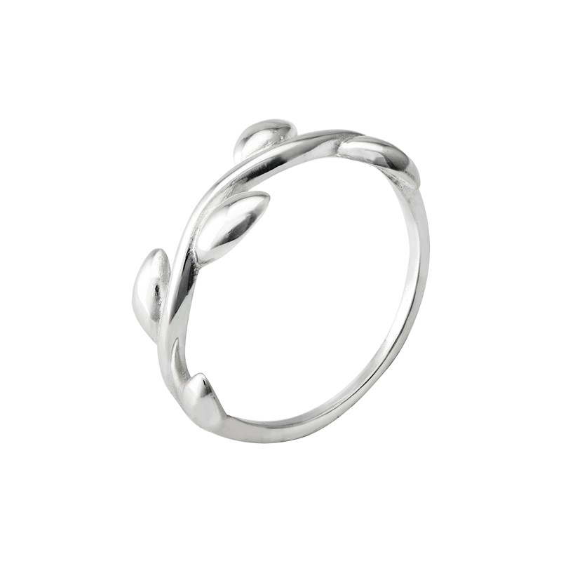 Sterling Silver Leaf detail ring