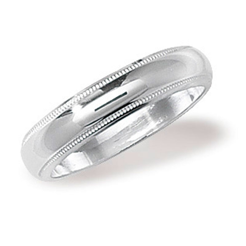 Silver Wedding Band 5mm